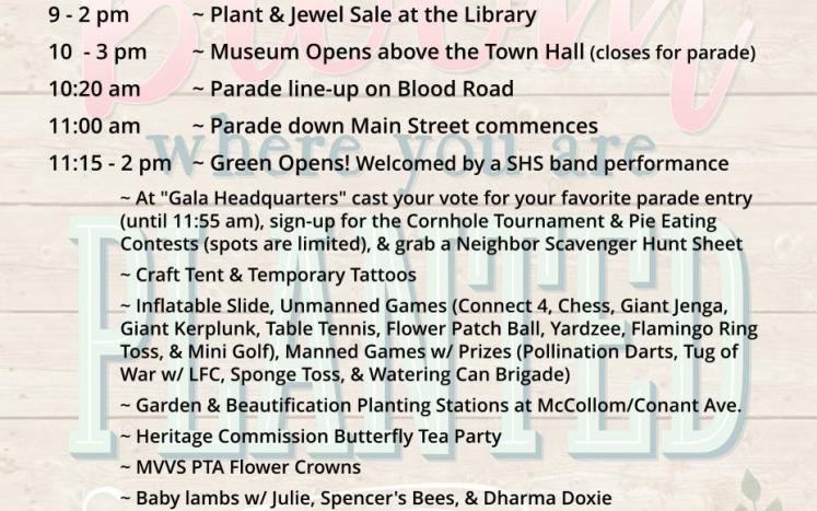 Spring Gala 2022 Schedule of Events